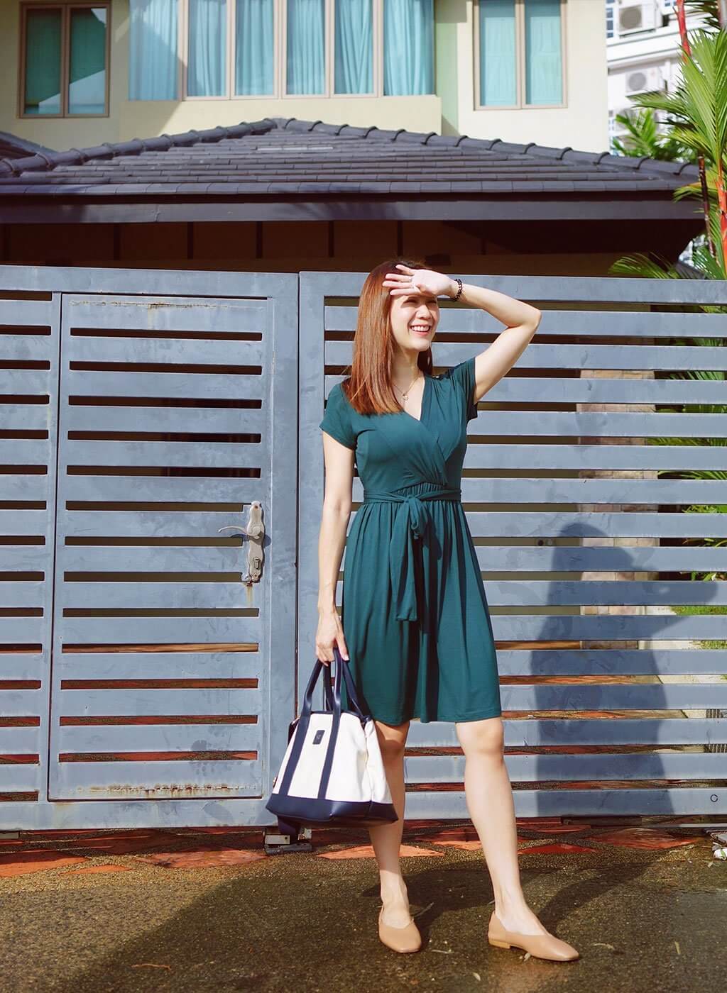 Emerald Ribbon Dress - Lovemère