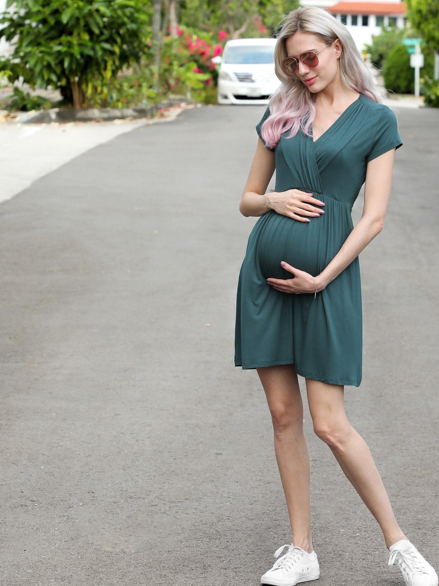 Emerald Ribbon Dress - Lovemère