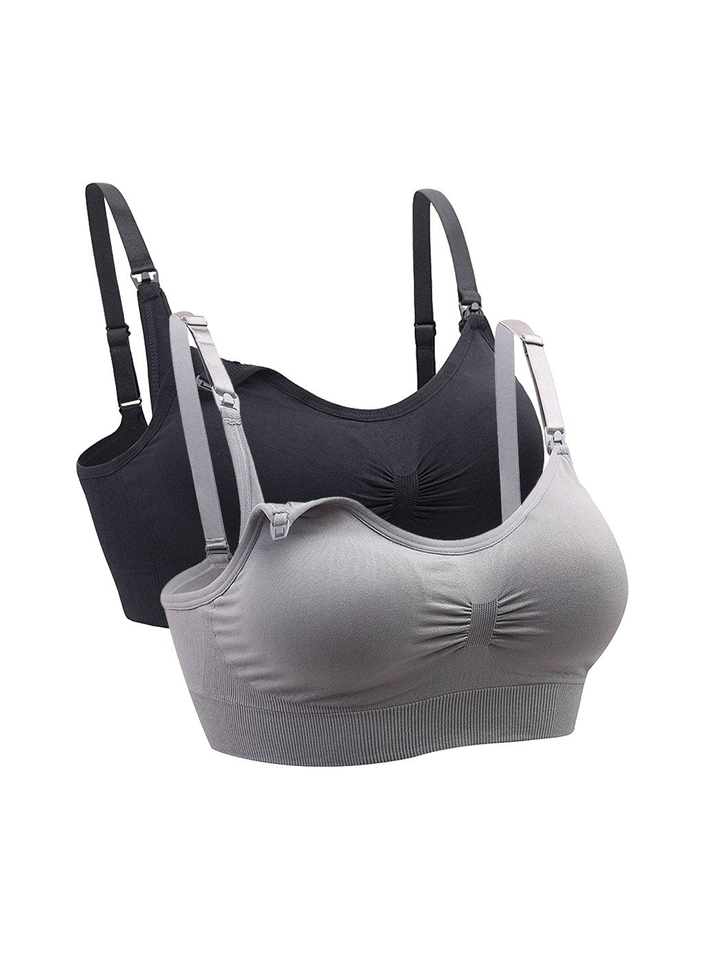 MAMA 2-pack seamless padded nursing bras