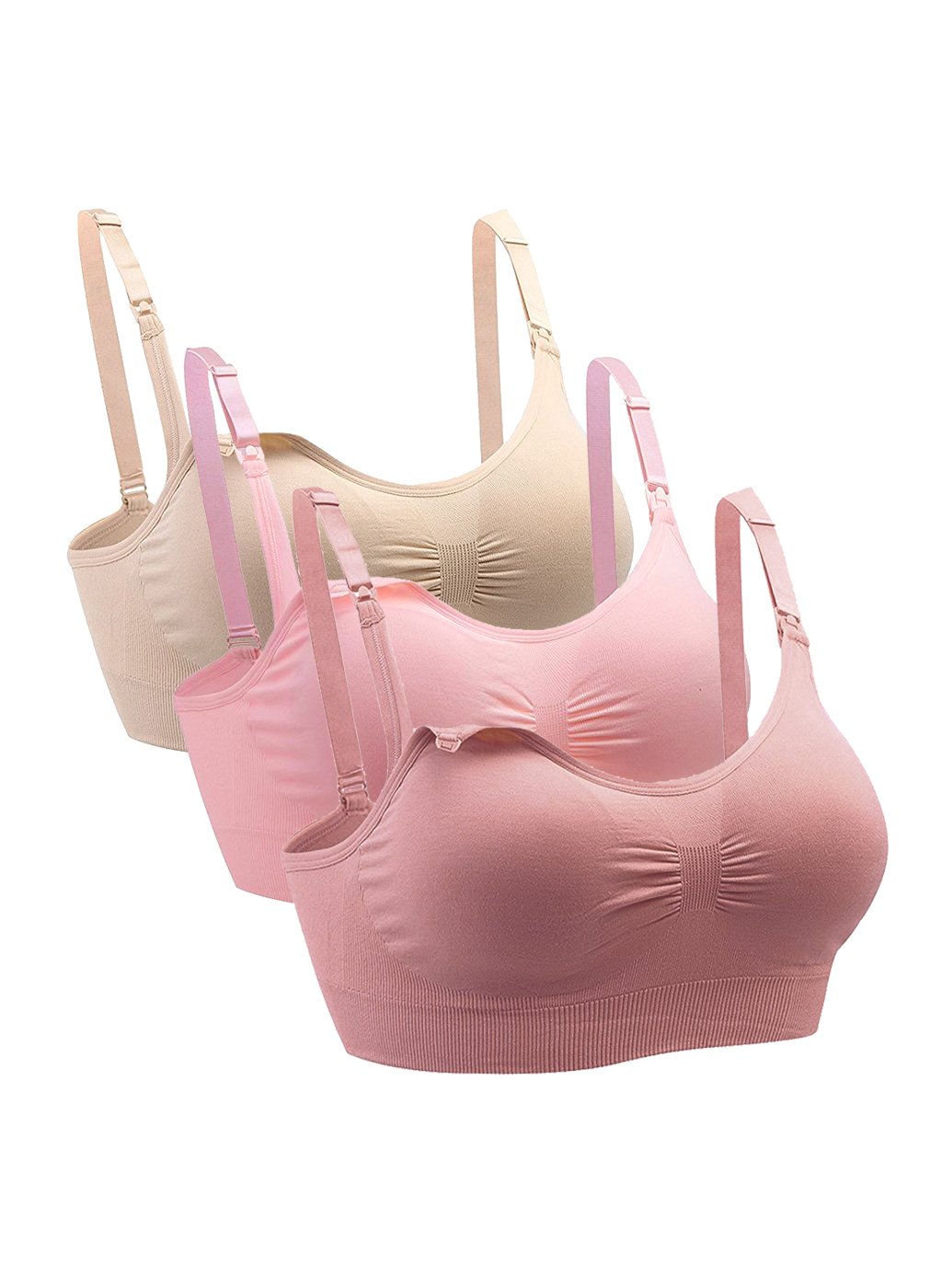 Lovemere seamless nursing bra (nude colour, size M), Babies & Kids